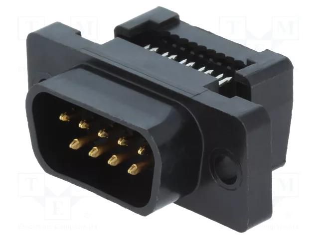 Connector: D-Sub; PIN: 9; plug; male; for ribbon cable; IDC; HDF-20 TE Connectivity 1658615-4