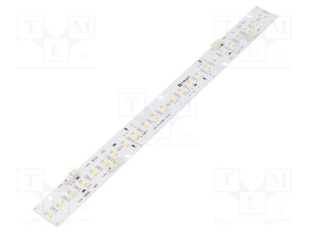 LED strip; 23.2V; white cold; W: 24mm; L: 280mm; No.of diodes: 24 TRON T24280E-850-83