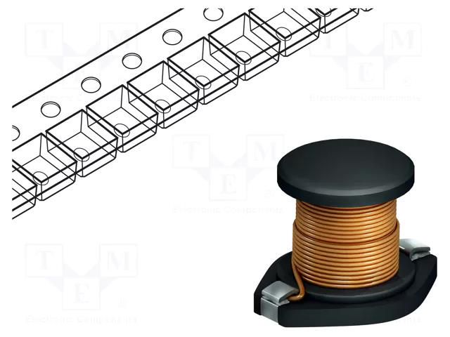 Inductor: ferrite; SMD; 220uH; 1.12A; 465mΩ; ±20%; 13x9.55x8mm FASTRON PISPHV-221M-04