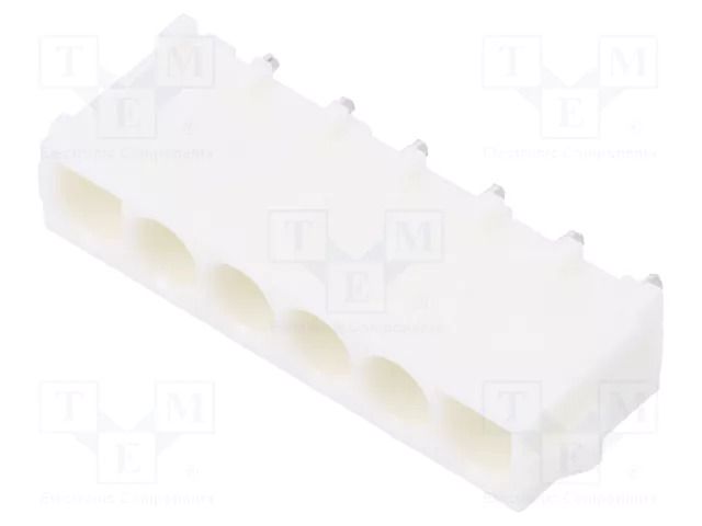 Connector: wire-board; socket; male; PIN: 6; Universal MATE-N-LOK TE Connectivity 641831-1