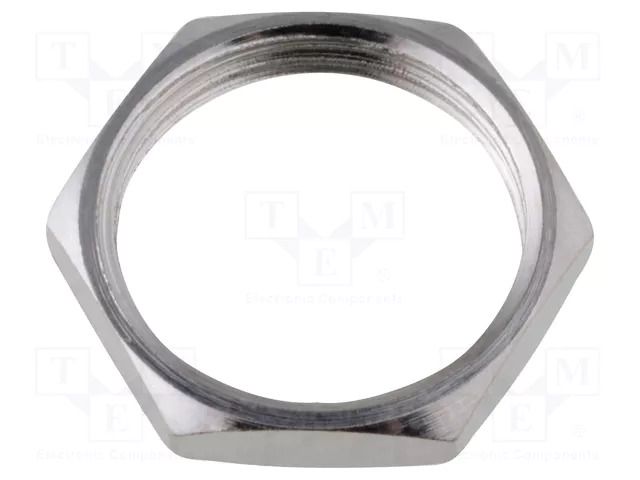 Nut; Application: BNC socket; Thread: 1/2-28UNEF-2B TE Connectivity 1-1634816-0