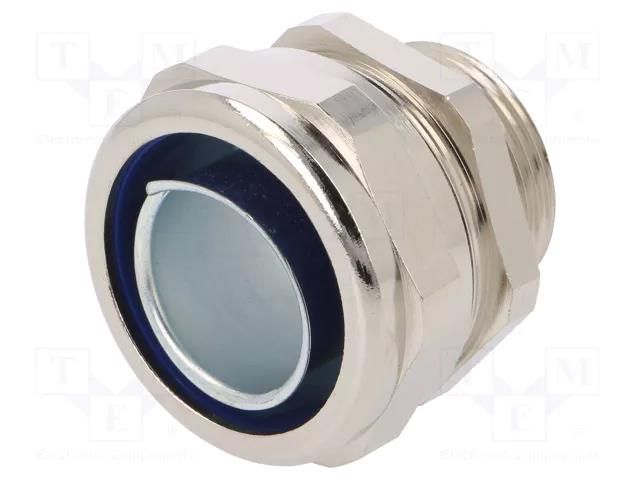 Straight terminal connector; Thread: metric,outside; brass; IP68 ANAMET EUROPE SLB3/4-M25X1.5