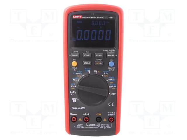 Digital multimeter; Bluetooth,USB; LCD,negative; (59999); 60nS UNI-T UT171B