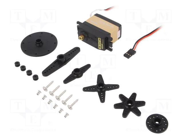 Motor: servo; 4.8÷6VDC; standard; digital; 40.3x20.2x37.2mm; metal SpringRC OKY8089