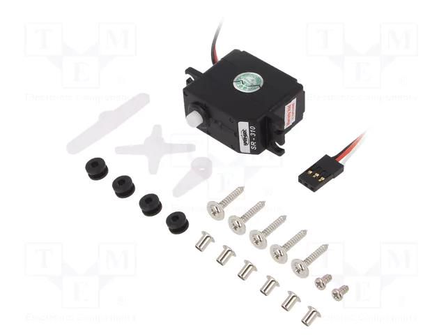 Motor: servo; 4.8÷6VDC; standard; analogue; 38.1x31.3x16.5mm; 180° SpringRC OKY8106