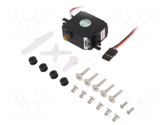 Motor: servo; 4.8÷6VDC; standard; analogue; 38.1x31.3x16.5mm; 180° SpringRC OKY8107