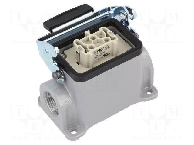 Connector: HDC; socket; female; EPIC KIT; PIN: 6; 16A; 500V; 6+PE LAPP 75009638