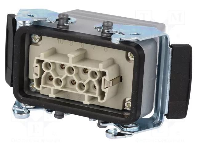 Connector: HDC; plug; female; EPIC KIT; PIN: 10; 16A; 500V; 10+PE LAPP 75009644