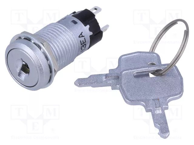 Switch: key switch; Stabl.pos: 3; Switch.method: ON-OFF-ON NKK SWITCHES SK13EAW01