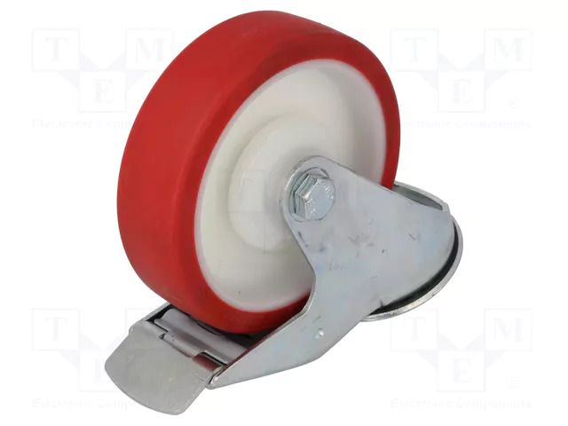 Transport wheel; Ø: 125mm; W: 30mm; H: 156mm; torsional with lock COLSON BPPU-1255-5000