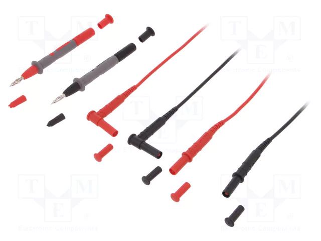 Test leads; Inom: 15A; Len: 1.5m; red and black CHAUVIN ARNOUX CA-P01295475Z