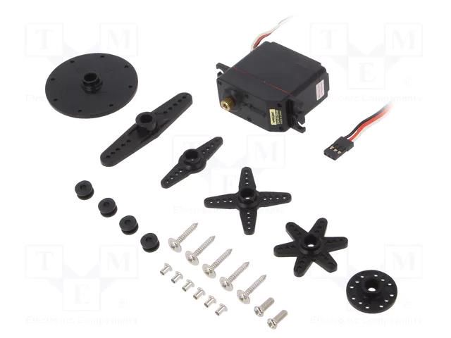 Motor: servo; 4.8÷6VDC; standard; digital; 41.3x20.7x40mm; metal SpringRC OKY8083