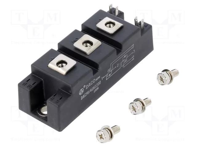 Module; transistor/transistor; 1.2kV; 25A; HB9434; screw; SiC DACO Semiconductor DACMH40N1200-DCO