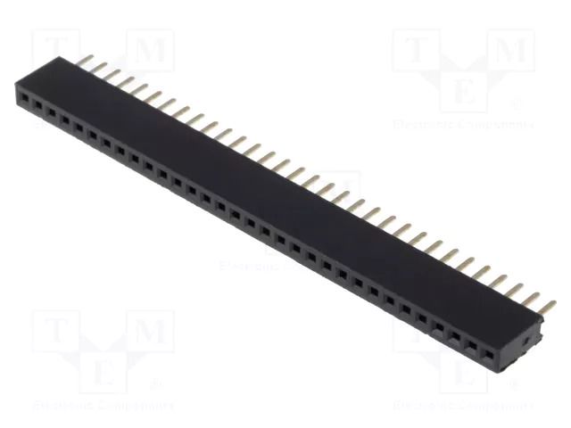 Connector: pin strips; socket; female; PIN: 32; THT; straight; 1A CONNFLY DS1065-01-1X32S8BV