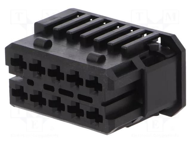 Connector: automotive; plug; female; MCP 2.8; PIN: 10; for cable TE Connectivity 1418994-1