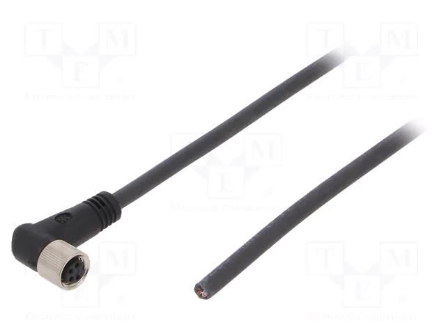 Cable: for sensors/automation; M8; PIN: 4; angled; 5m; plug; 30VAC WEIDMÜLLER 9456150500