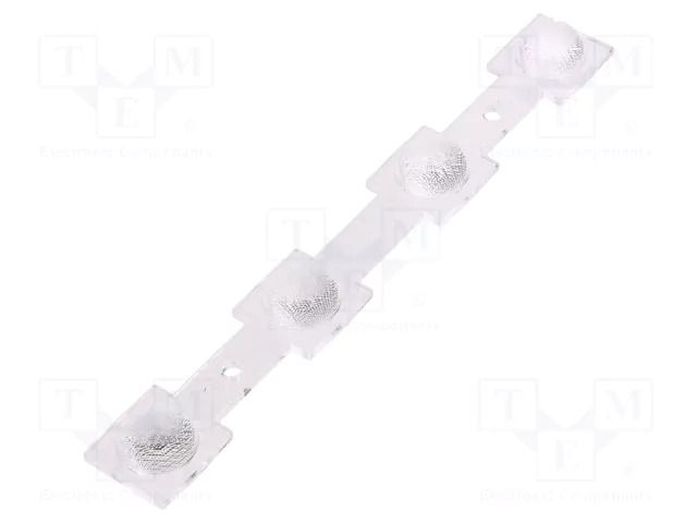 LED lens; rectangular; transparent; 50° LEDIL C16588