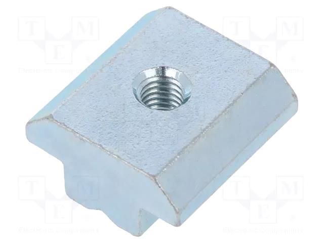 Nut; for profiles; Width of the groove: 10mm; steel; zinc; T-slot FATH FA-096035