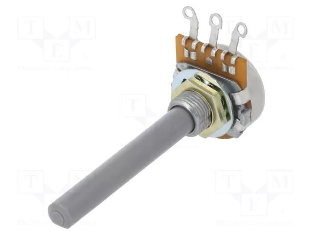 Potentiometer: shaft; single turn; 2.2kΩ; 400mW; ±20%; 6.35mm; 267° TE Connectivity 1624127-2