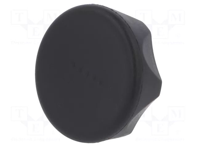 Knob; Ø: 70mm; Int.thread: M16; 17mm; H: 35mm; technopolymer PA ELESA+GANTER ELK.70-B-M16-C1