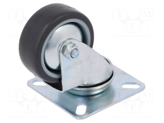 Transport wheel; Ø: 50mm; W: 20mm; H: 68mm; torsional; 40kg COLSON JDPE-0501-1001