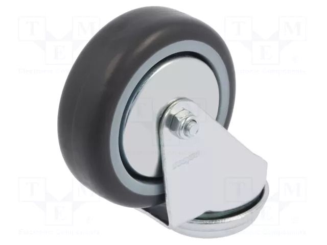 Transport wheel; Ø: 75mm; W: 25mm; H: 100mm; torsional; 60kg COLSON JDPE-0755-1001