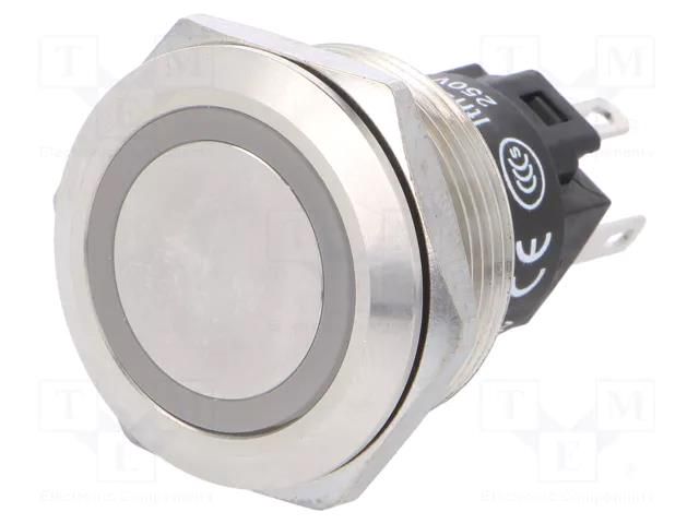 Switch: vandal resistant; Pos: 2; SPDT; 3A/240VAC; 3A/240VDC; ON-ON EAO 82-6151.2134