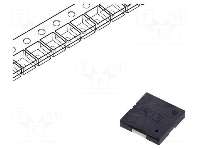 Sound transducer: piezo signaller; without built-in generator Cre-sound Electronics LPT9018BS-HL-03