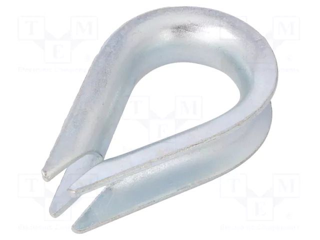 Thimble for rope; steel; for rope; Ørope: 20mm; zinc; DIN 6899B DROMET D-KU20