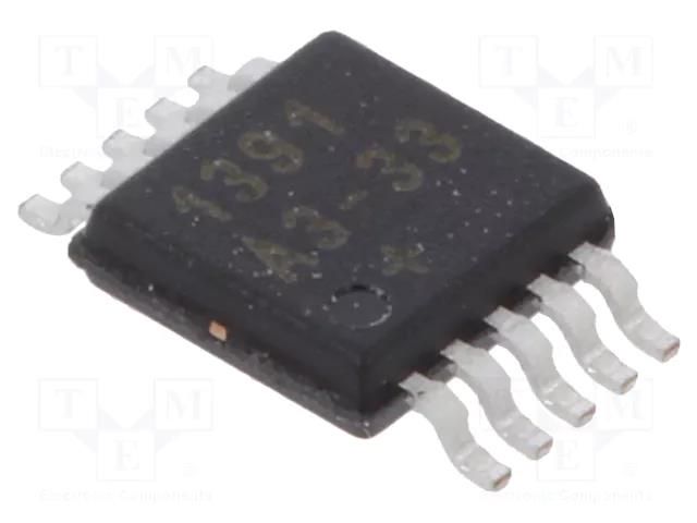 IC: RTC circuit; SPI; uSOP10; 2.97÷5.5V Analog Devices (MAXIM INTEGRATED) DS1391U-33+