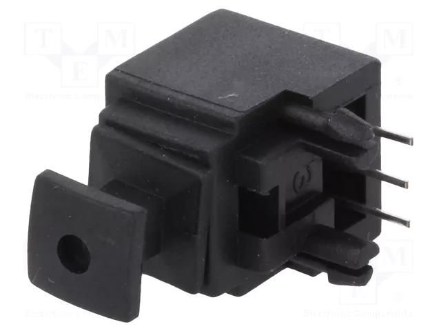 Connector: optical (Toslink); socket,receiver fiber optic; THT CLIFF FCR6842032R
