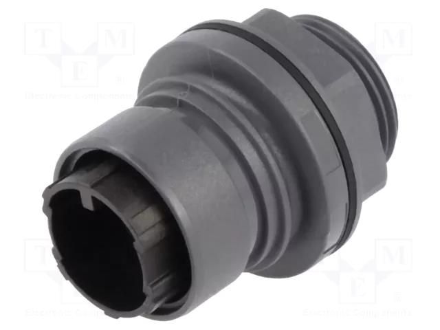 Connector: circular; socket; male; PIN: 16; 3A; 60V; w/o contacts BULGIN PXP6012/16P/CR
