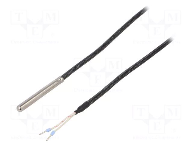 Sensor: temperature; Pt1000; 1kΩ; cl.B; Body dim: Ø6x50mm; IP65 TEWA TEMPERATURE SENSORS TT4MPT1000BT350