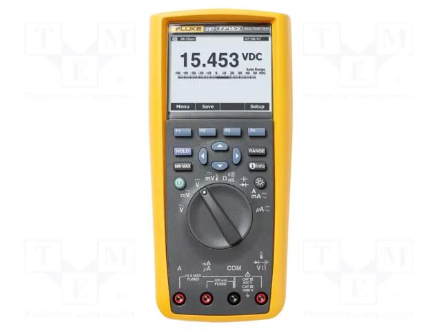 Digital multimeter; colour,LCD TFT 2,2"; (50000); 320x240; IP54 FLUKE FLK-287