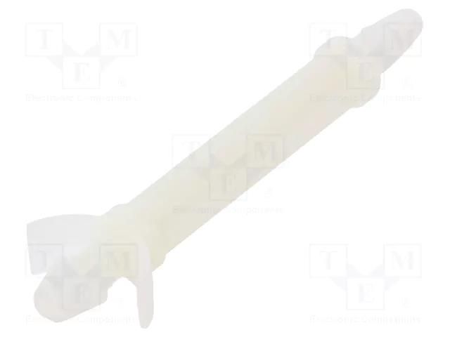 PCB distance; polyamide; L: 34.9mm; snap fastener; natural DREMEC DR8G813V40373
