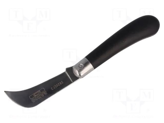 Knife; for electricians; Tool length: 170mm; Blade length: 70mm BAHCO SA.2820EF3