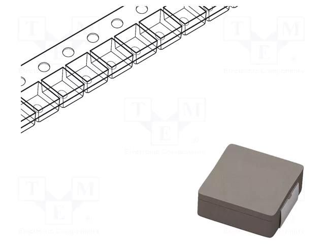 Inductor: wire; SMD; 150nH; Ioper: 16.2A; 3.8mΩ; ±20%; Isat: 30A KEMET MPX1D0618LR15