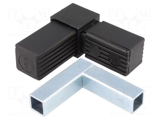 Mounting coupler; for profiles; polyamide; -30÷100°C; I: 77mm ELESA+GANTER STC.30-2A-2W-R-C9