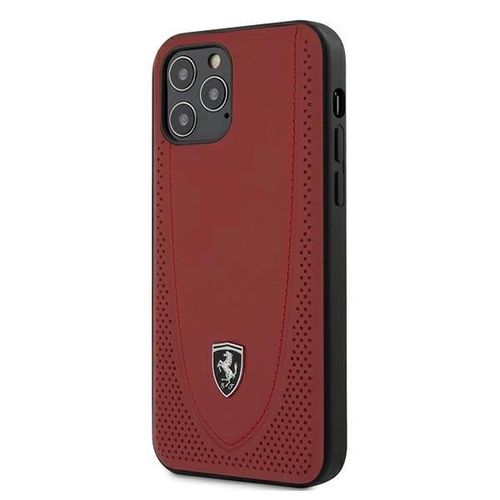 Ferrari FEOGOHCP12MRE iPhone 12/12 Pro 6.1&quot; red/red hardcase Off Track Perforated, Ferrari 3700740479278 3700740479278