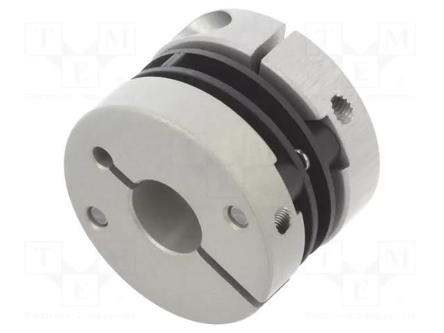 Coupling; Ø1: 10mm; Ø2: 10mm; aluminium,polyamide; -10÷80°C KÜBLER 8.0000.1401.1010