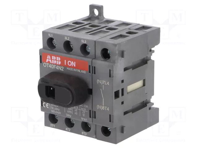 Switch-disconnector; Poles: 4; for DIN rail mounting; 40A; OT ABB OT40F4N2