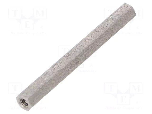 Screwed spacer sleeve; 65mm; Int.thread: M4; hexagonal DREMEC TFF-M4X65/DR146