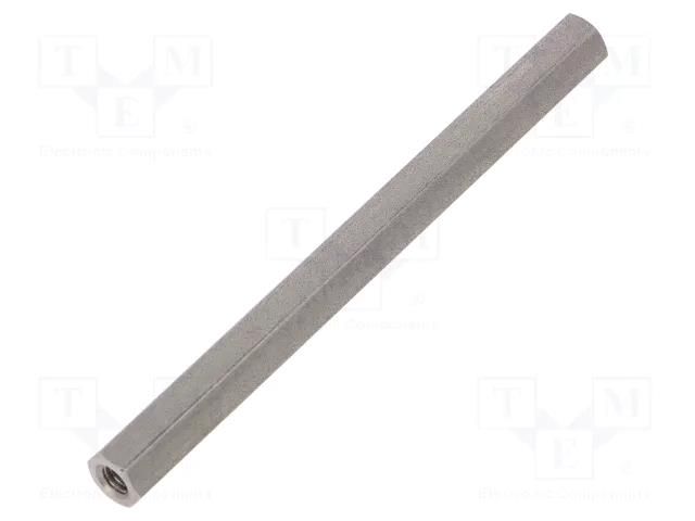 Screwed spacer sleeve; 85mm; Int.thread: M4; hexagonal DREMEC TFF-M4X85/DR146