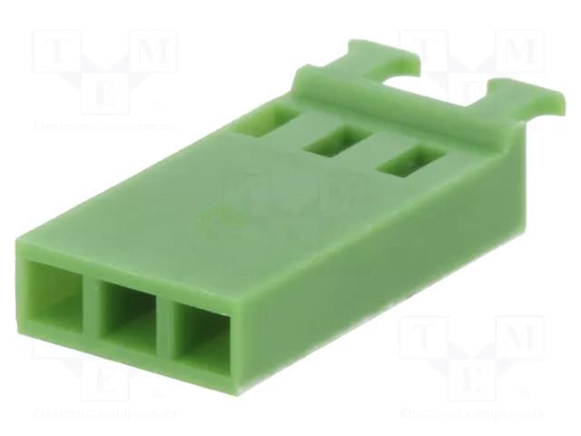 Connector: pin strips; plug; female; PIN: 3; AMPMODU MOD IV; 2.54mm TE Connectivity 925369-3