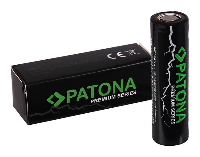 Rechargeable battery 18650 3.7V 3350mAh 4.8A Li-ion without PCM protection LG INR18650F1L PATONA PT6515 4055655191418