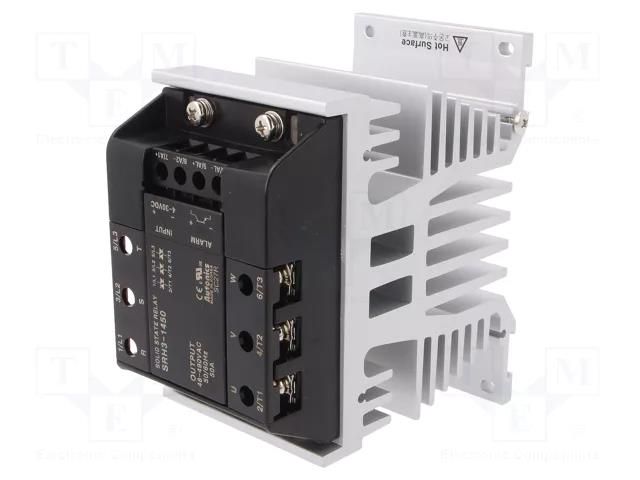 Relay: solid state; 50A; Uswitch: 48÷480VAC; 3-phase; on panel AUTONICS SRH3-1450