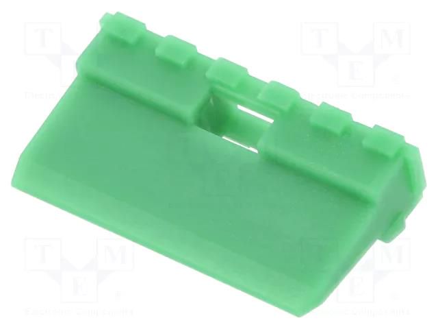 Secondary lock; male; ML-XT; PIN: 12; green MOLEX MX-93447-6003