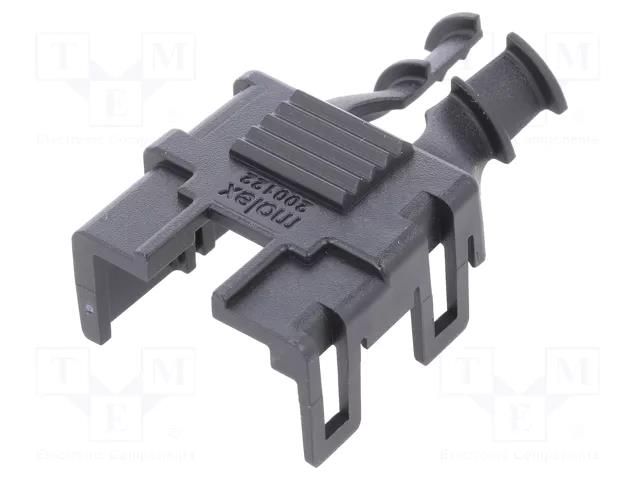 Cable hood and fastener; female; PIN: 6; 2x3; Mega-Fit; UL94V-0 MOLEX MX-200122-0006