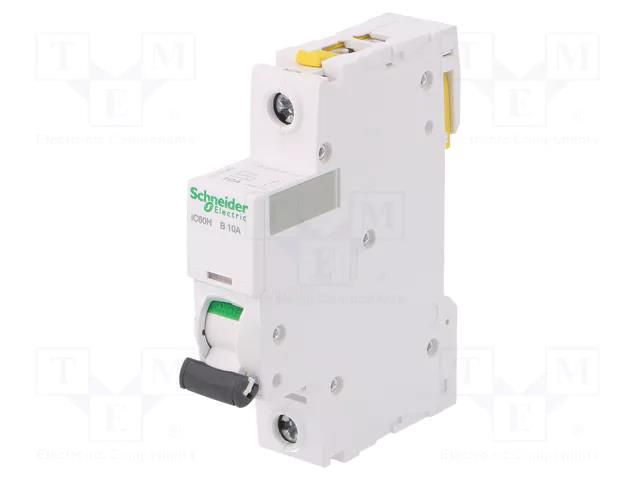 Circuit breaker; 230VAC; Inom: 10A; Poles: 1; Charact: B; 10kA; IP20 SCHNEIDER ELECTRIC A9F06110