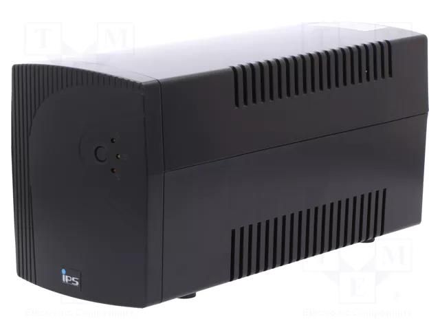 Power supply: UPS; 720W; 1.2kVA; Uin: 173÷265V; 140x347x170mm; 7Ah IPS TM-LI-1K2-PC